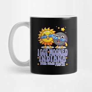 I Got Mooned In Indiana Total Solar Eclipse 2024 Mug